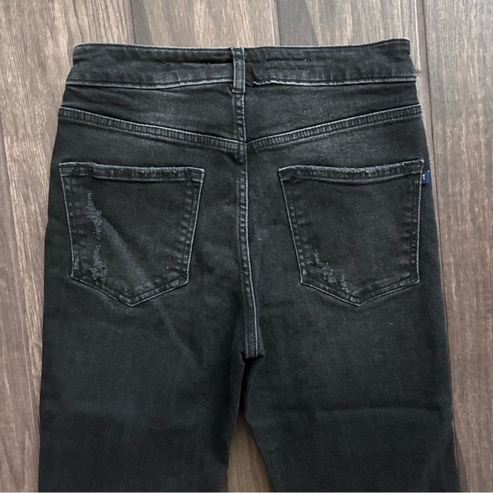 Anthropologie Pilcro The Selvage Vintage Straight Jeans in Black Sz 27 - Picture 6 of 9